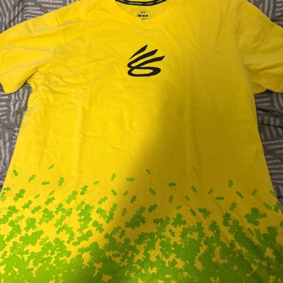 Under Armour x Curry Sour Patch Kids Yellow Green Men’s Size Medium Loose 2022 - Picture 1 of 3